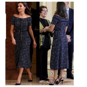 Zara Queen tweed dress (3440)